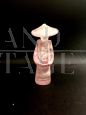 Oriental statuette in pink Murano glass, Seguso company from the 1960s