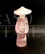 Oriental statuette in pink Murano glass, Seguso company from the 1960s