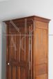 Antique Provençal cupboard or wardrobe in walnut with one door, 18th century