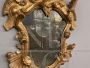 Antique baroque style gold leaf mirror, 18th century