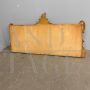 Antique 19th century bed headboard in carved wood with gold leaf