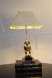 Hollywood Regency Pharaoh table lamp from the 1970s