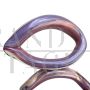 Abstract sculpture in pink Murano glass attributed to Alessandro Barbaro