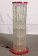 Vintage modern design 1970s column floor lamp