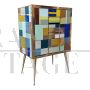 Small dresser or large bedside table in multicolored Murano glass