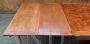 Antique 4 meter extendable table with checked inlaid top