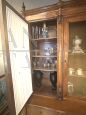 Important mid-19th century Lombard bookcase in walnut