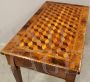 Antique 18th century desk or console table in inlaid walnut