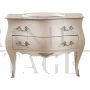 Baroque style bathroom vanity unit with sink and drawer