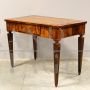 Antique 18th century desk or console table in inlaid walnut