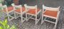 Set of 4 vintage Willy Rizzo style chairs for Mario Sabot