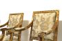 Pair of Louis XVI Baroque armchairs