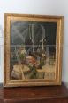 Drouet - Antique Still Life painting, oil on canvas from the 19th century