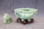 Mid-20th century Chinese carved jade censer