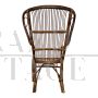 Design armchair in bamboo and rattan