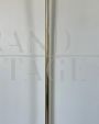 Vintage 70s floor lamp in brass and white marble