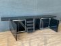 Sheraton sideboard by Giotto Stoppino, black color