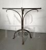 Wrought iron bistrot table base, 1950s