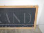 Vastarredo vintage wall school blackboard in slate, Italy 1970s