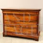 Capuchin Louis Philippe chest of drawers in walnut, 19th century