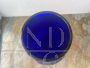 Blue Murano glass vase signed Laura De Santillana