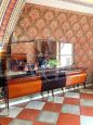 Large sideboard with mirror designed by Osvaldo Borsani, 1950s