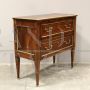 Directoire chest of drawers in mahogany, 19th century Italy