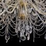 Maria Teresa model chandelier with crystal drops and 38 lights