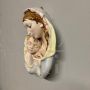 Wall sculpture with Virgin and Child in majolica, Italy 1950s