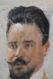 Pastel painting with portrait of a nobleman signed Michetti Francesco Paolo