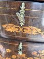 Antique Dutch dresser with beautiful floral inlays