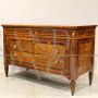 Antique Louis XVI chest of drawers with neoclassical inlays, 18th century Italy