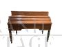 Antique mahogany drop-front desk from the mid-19th century