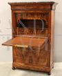 Antique Louis Philippe capuchin secretaire in walnut, 19th century