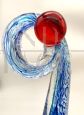 Rare artistic sculpture by Barbini in Murano glass, Italy 1980s