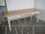 Vintage kitchen table in fir and larch wood, 1970s 