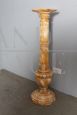 Antique yellow marble column from the 19th century