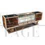 Art deco sideboard designed by Paolo Buffa with central display case      