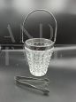 Vintage 60s ice bucket in rostrated crystal