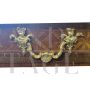 Antique Louis XV style dresser with bronzes, from 19th century