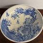 Large antique Japanese porcelain plate from the Meiji period