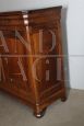 Antique Louis Philippe era Capuchin sideboard in solid walnut, 1850