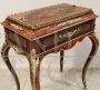 Antique Napoleon III jardiniere planter coffee table with inlays