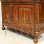 Antique Capuchin Louis Philippe sideboard in carved walnut, Italy 19th century