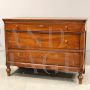 Antique Louis Philippe capuchin chest of drawers in walnut, 19th century Italy