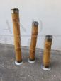 Bamboo floor candlesticks