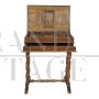 Antique walnut sewing table or dressing table