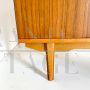 Stipo armadietto vintage in teak in stile scandinavo, Italia 1960