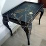 Antique Chinese coffee table with painted top