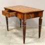 Antique 18th century desk or console table in inlaid walnut